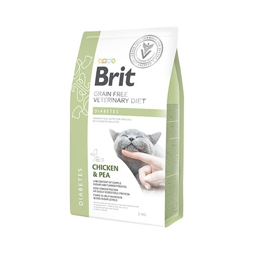 Brit GF VD - Cat - Diabetes 2 kg