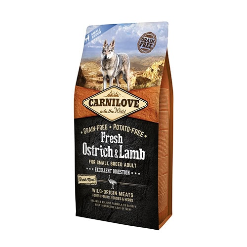 Carnilove Fresh - Dog - Ostrich & Lamb for Small Dogs 6 kg