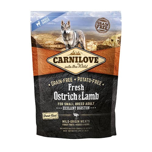 Carnilove Fresh - Dog - Ostrich & Lamb for Small Dogs 1,5 kg