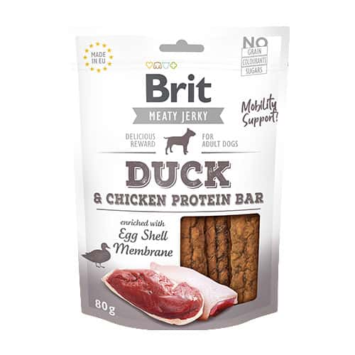 Brit Jerky Snack - Duck Protein Bar 80g (12)