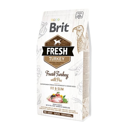 Brit Fresh - Dog - Turkey with Pea Light Fit & Slim 2,5 kg