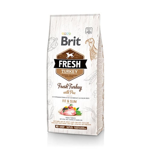 Brit Fresh - Dog - Turkey with Pea Light Fit & Slim 12 kg