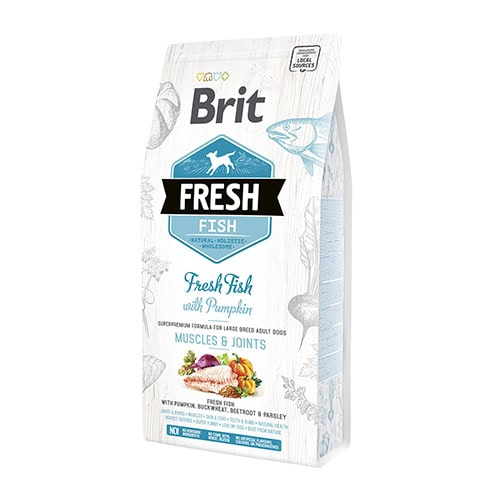 Brit Fresh - Dog - Fish with Pumpkin Adult Large 2,5 kg