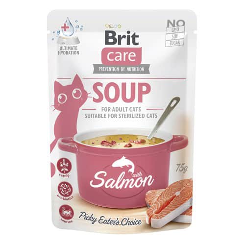 Brit Care Cat Soup - Salmon - 75g (15)