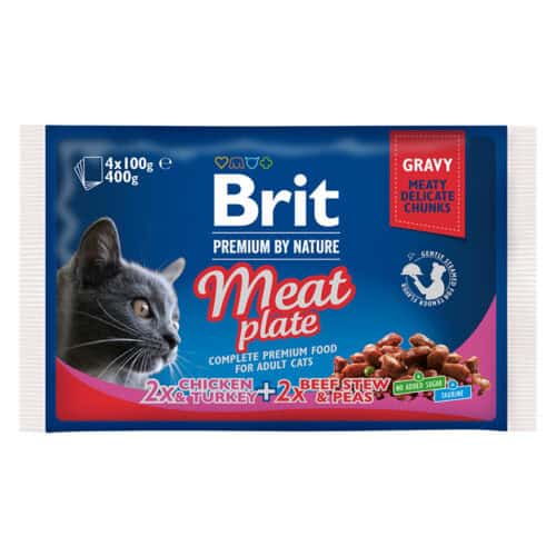 BP Cat Pouches - Meat Plate 4 x 100 g (13)