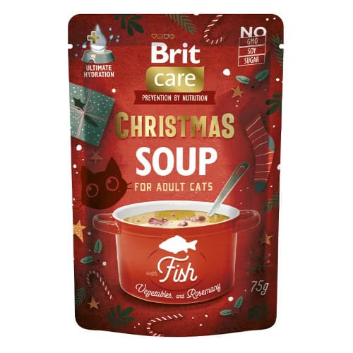 Brit Care Cat Soup - Christmas fish - 75g (15)