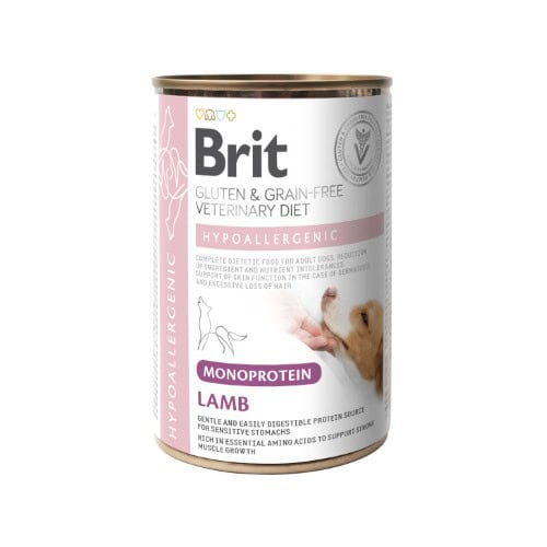 Brit VD Can - Dog - Hypoallergenic Monoprotein Lamb 400 g (6)