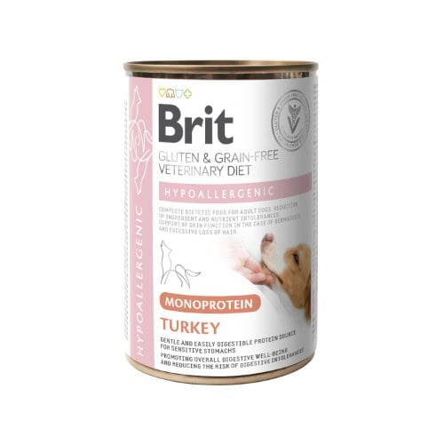 Brit VD Can - Dog - Hypoallergenic Monoprotein Turkey 400 g (6)