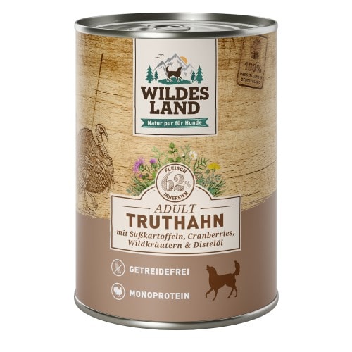 WL Dog Can - CLASSIC - Turkey with Sweet Potatos 400 g (6)