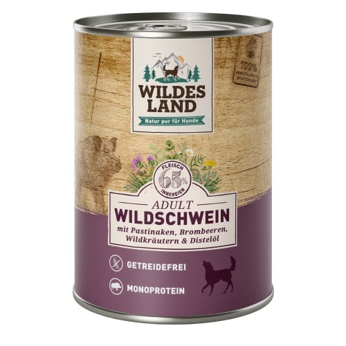 WL Dog Can - CLASSIC - Wild Boar with Parsnip 400 g (6)