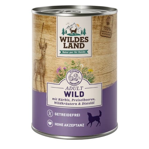 WL Dog Can - CLASSIC - Venison with Pumpkin 400 g (6)