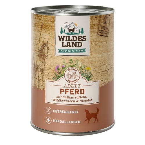 WL Dog Can - CLASSIC - Horse with Sweet Potatos 400 g (6)