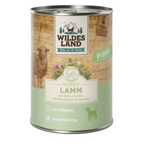 WL Dog Can - CLASSIC - Puppy / Lamb with Pumpkin & Rice 400 g (6)
