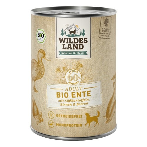 WL Dog Can - BIO - Duck with Sweet Potatos 400 g (6)