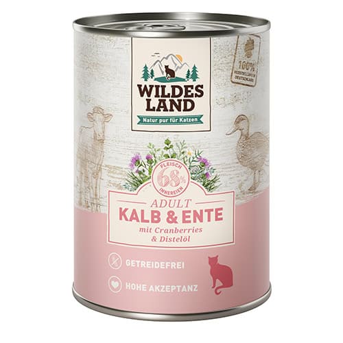 WL Cat Can - CLASSIC - Calf and Duck with Cranberries 400 g (6)
