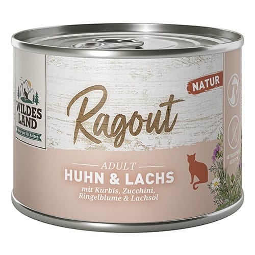 WL Cat Cans - Ragout - Chicken & Salmon 180 g (6)