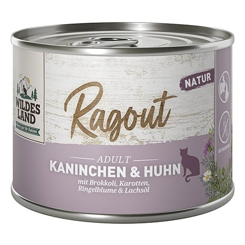 WL Cat Cans - Ragout - Rabbit & Chicken 180 g (6)