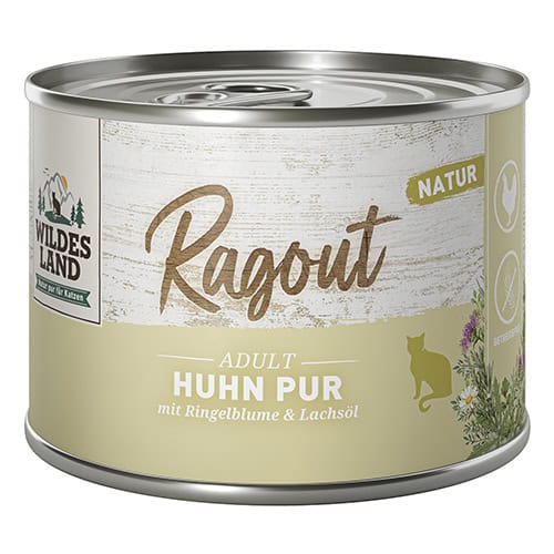 WL Cat Cans - Ragout - Chicken Pure 180 g (6)