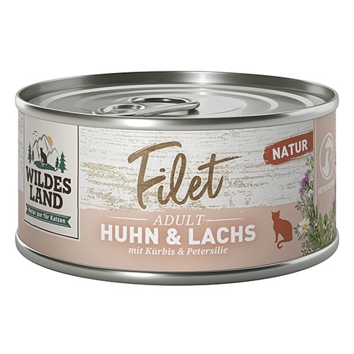 WL Cat Cans - Filet - Chicken & Salmon with Pumpkin & Parsley 80 g (12)