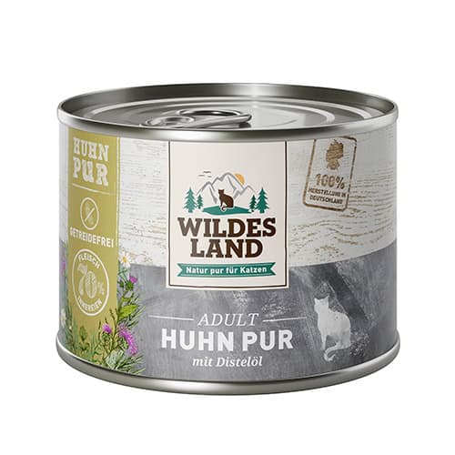 WL Cat Can - PURE - Chicken with Safflower Oil 200 g (6)