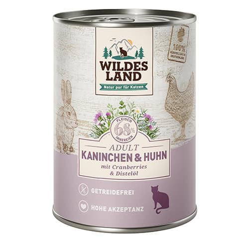 WL Cat Can - CLASSIC - Rabbit and Chicken with Cranberries 400 g (6)