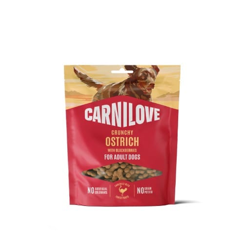 CL Dog - Crunchy Snack - Ostrich with Blackberries 200 g (8)