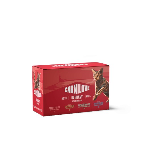 CL Cat Pouch - GRAVY - MULTIPACK (12x85 g)