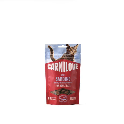 CL Cat - Soft Snack - Sardine enriched with Strawberry 50 g (12)