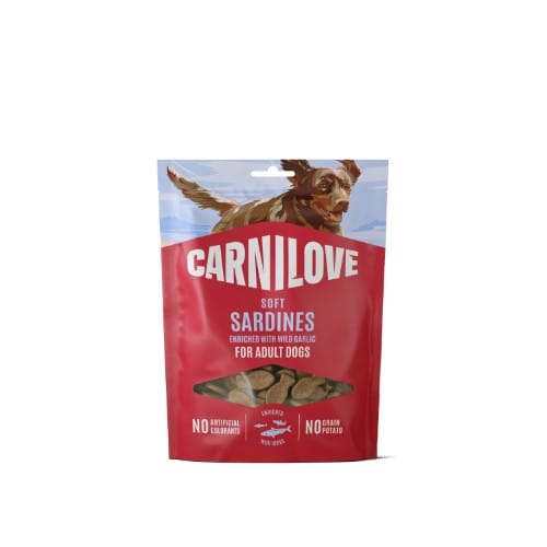 CL Dog - Soft Snack - Sardines enriched with Wild garlic 200 g (10)