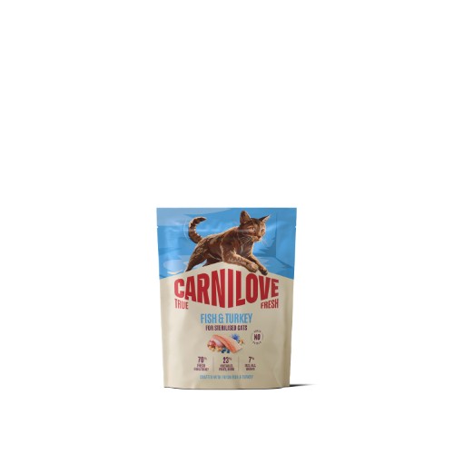 CL TRUE FRESH - Cat - Fish & Turkey for Sterilised Adult All Breeds 400 g (5pcs)
